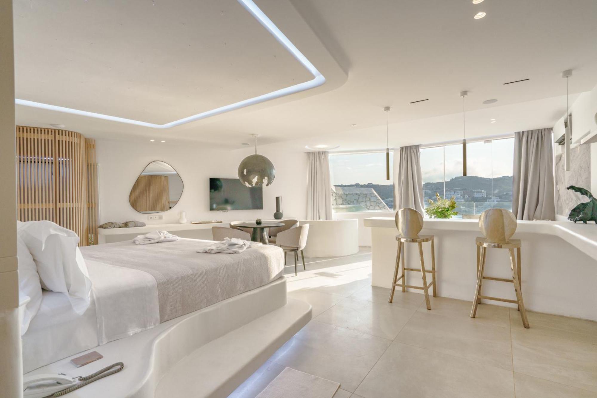 Suite Luxury Mykonos Honeymoon con Vasca Idromassaggio