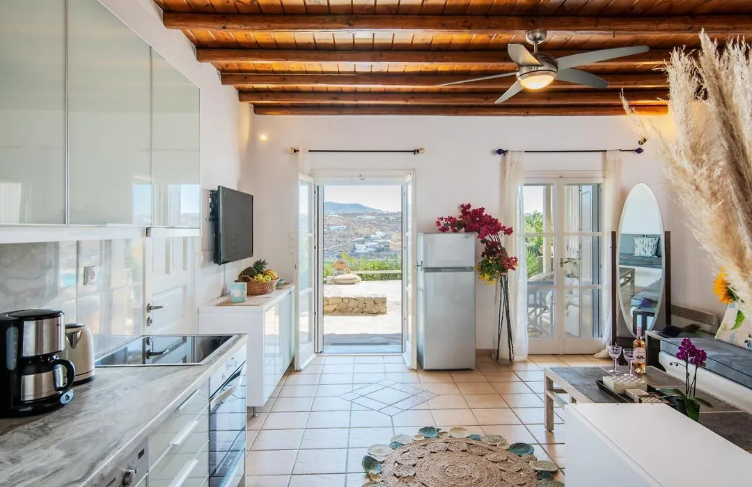Yalos Mykonos Ornos Pouli private apartments w shared swimming pool-1