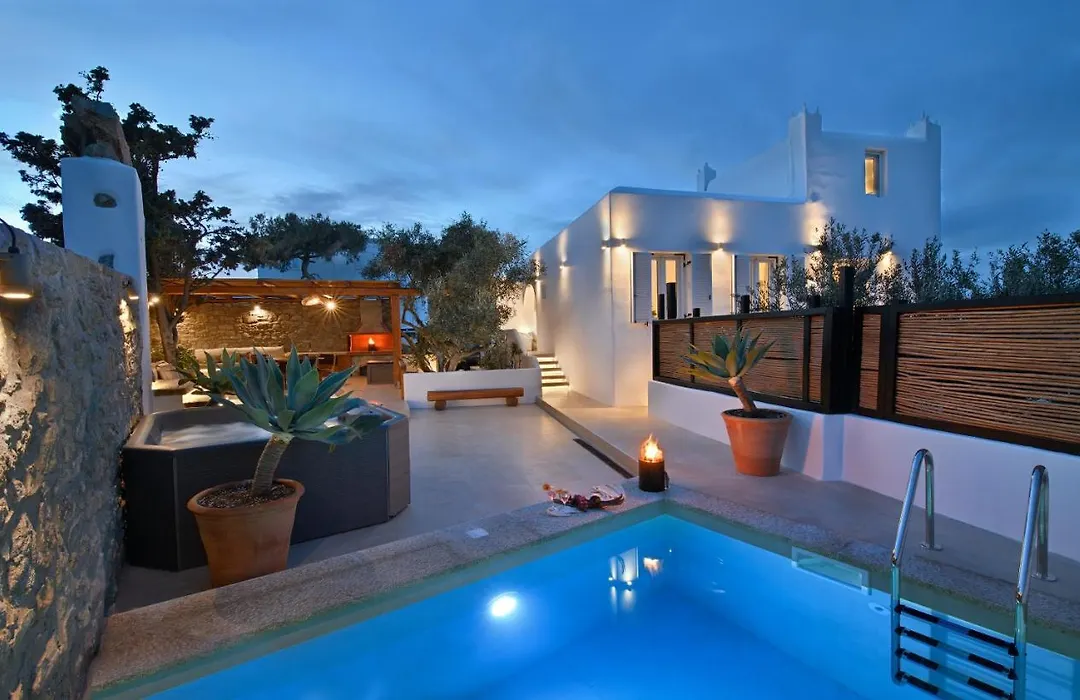 Villa Mykonos Heaven - Sea View & Outdoor Hot Tub-1