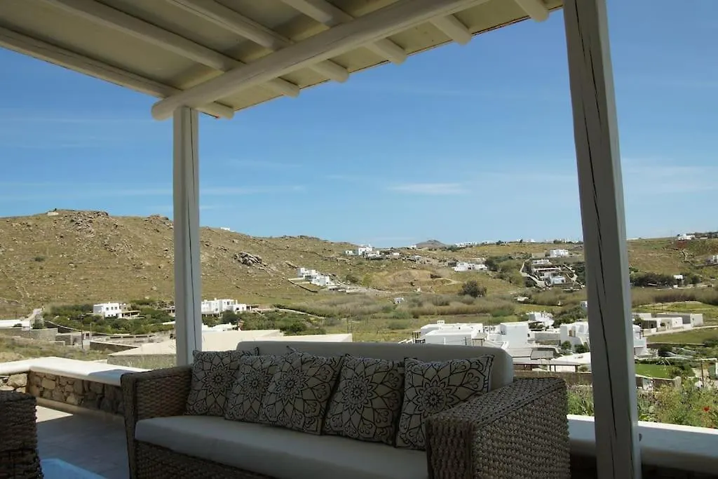 Cycladic Home With Sea View In Kalo Livadi-1