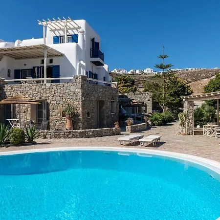Yalos Mykonos Ornos Pouli private apartments w shared swimming pool-2