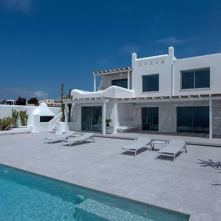 Super Luxury Mykonos Villa - Villa Saorsa - 5 Bedroom - Infinity Pool - Panoramic Sea Sunset Views-3