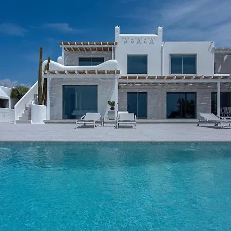 Super Luxury Mykonos Villa - Villa Saorsa - 5 Bedroom - Infinity Pool - Panoramic Sea Sunset Views-2