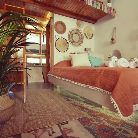 Bright & Relaxing Loft With Attic Room In The Heart Of Mykonos City-3