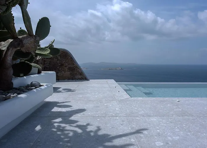 Super Luxury Mykonos Villa - Villa Saorsa - 5 Bedroom - Infinity Pool - Panoramic Sea Sunset Views Mykonos Town admite animales