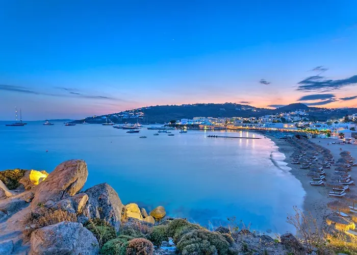 Beachfront Mykon Villa Platys Gialos 