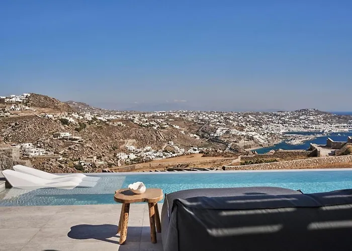 Annez Villa With Private Pool Panoramic Sea View Mykonos Town