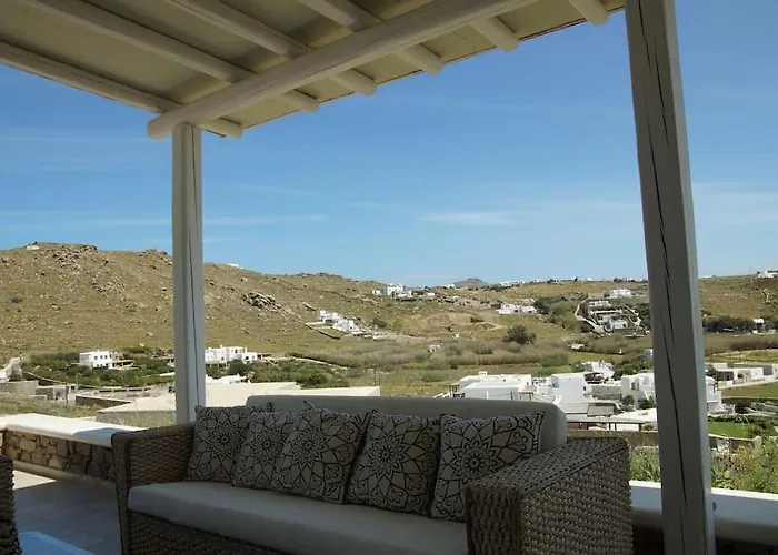 Cycladic Home With Sea View In Kalo Livadi Mykonos Town
