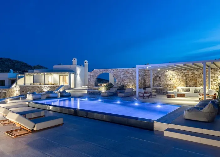 Villa Dm Mykonos 14 Guests Private Pool Mykonos Town