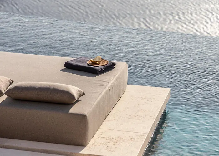 The Skyvilla Mykonos - A Landmark Property With Breathtaking Views Of The Psarou Bay Platys Gialos  with Pool