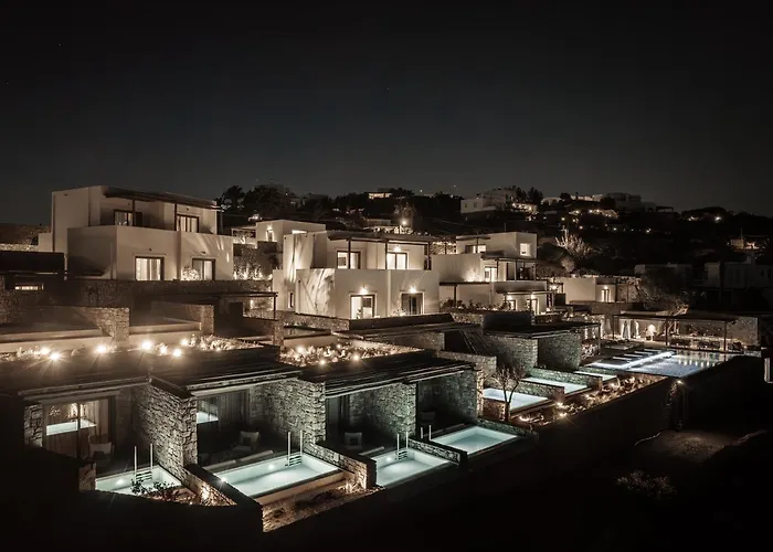 Enigma Mykonos Hideaway Suites Ornos  che accetta animali