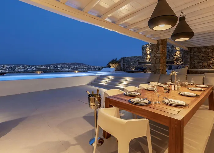 Actors Prestige Villa -Private Pool & Sea View Mykonos Town admite animales