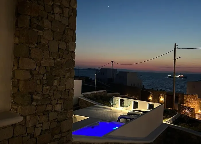 Haustierfreundliches Sunset Villas In Mykonos By White Hills Agios Ioannis Diakoftis