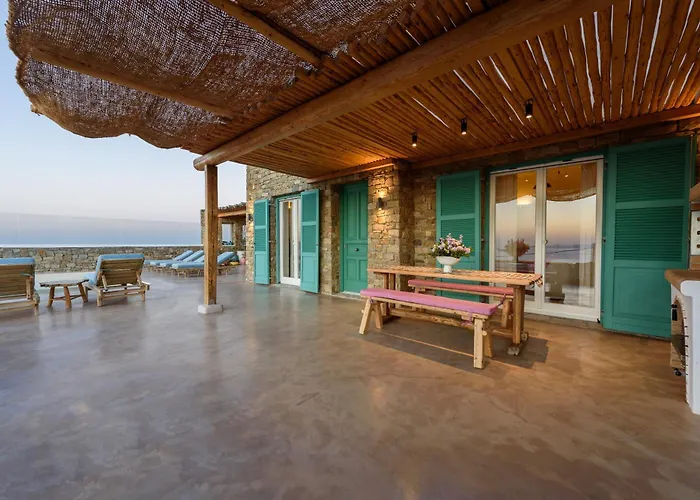 Villa Joy - Sunset Sea View Villa Fanari  admite animales