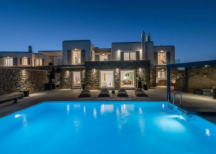 Tohu Villas Mykonos Ornos  che accetta animali