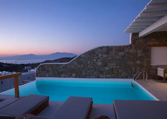Villa Apollo-Private Pool-Amazing View Mykonos Town acceptant les animaux