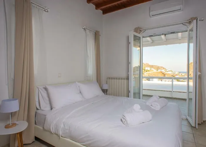 The Corfos Hills House Vila Mykonos Town privado